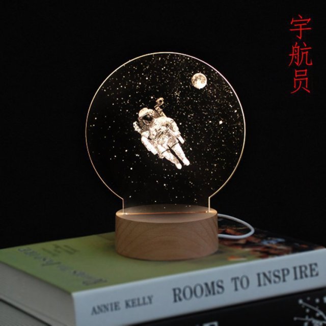 Sikunuo | 3D LED Moon Lamp Atmosphere Night Lights