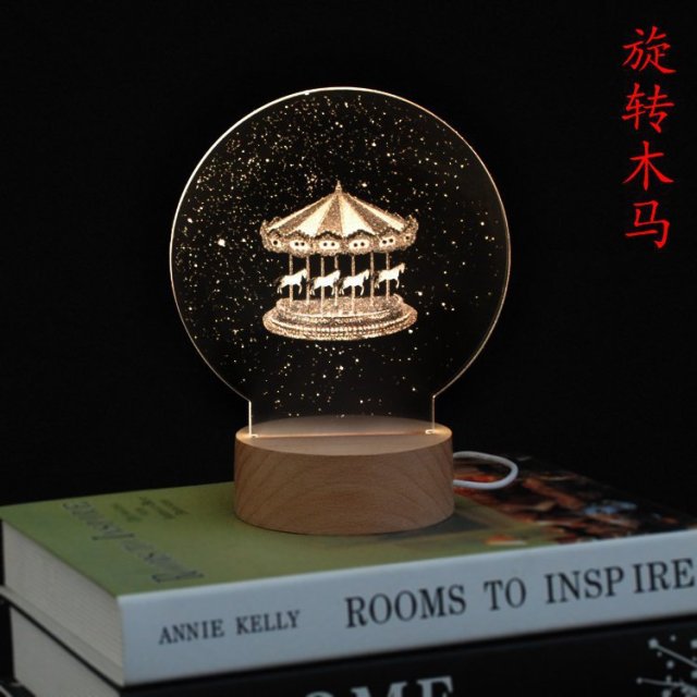 Sikunuo | 3D LED Moon Lamp Atmosphere Night Lights