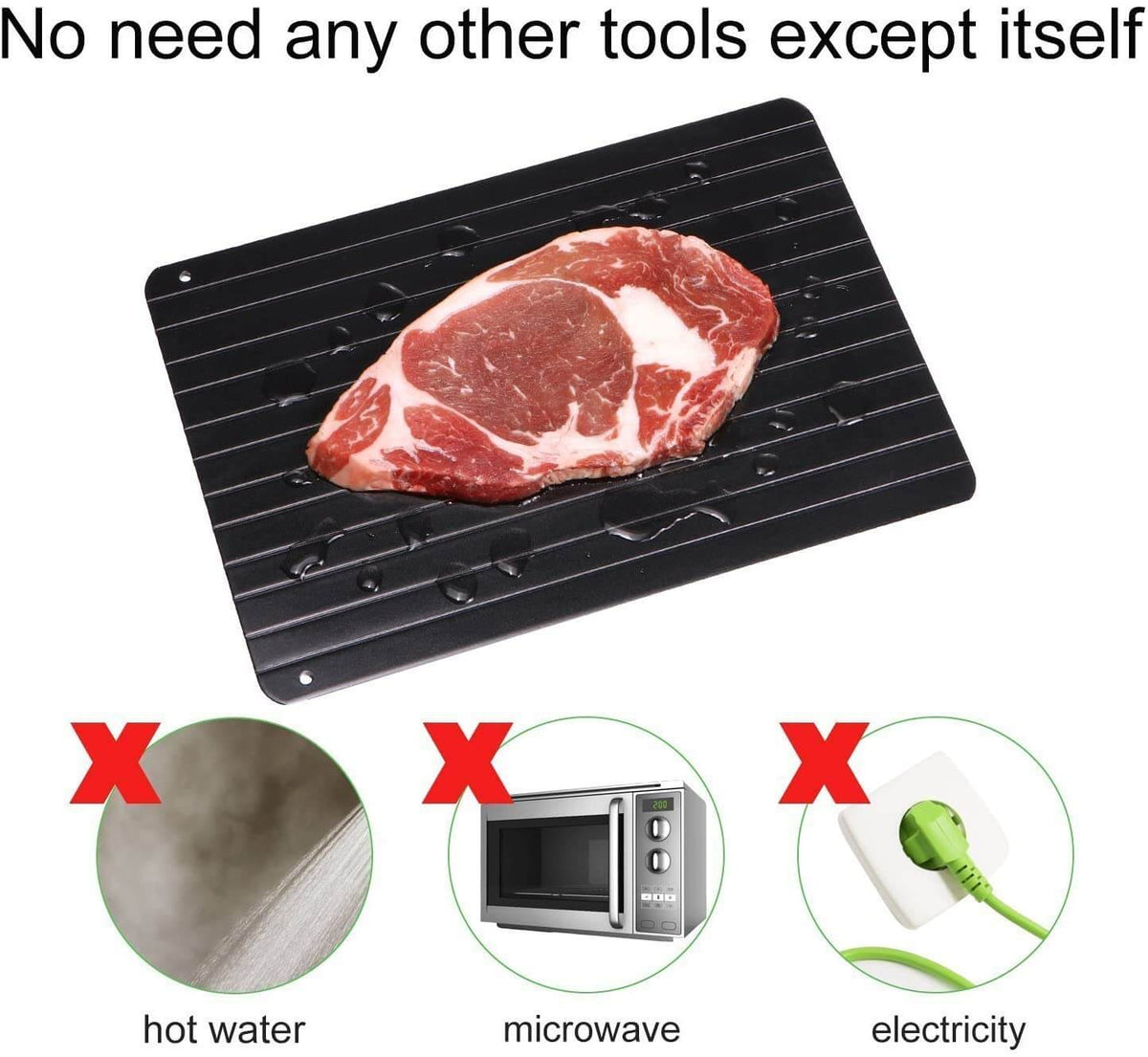 Sikunuo | Defrosting Meat Tray without Electricity