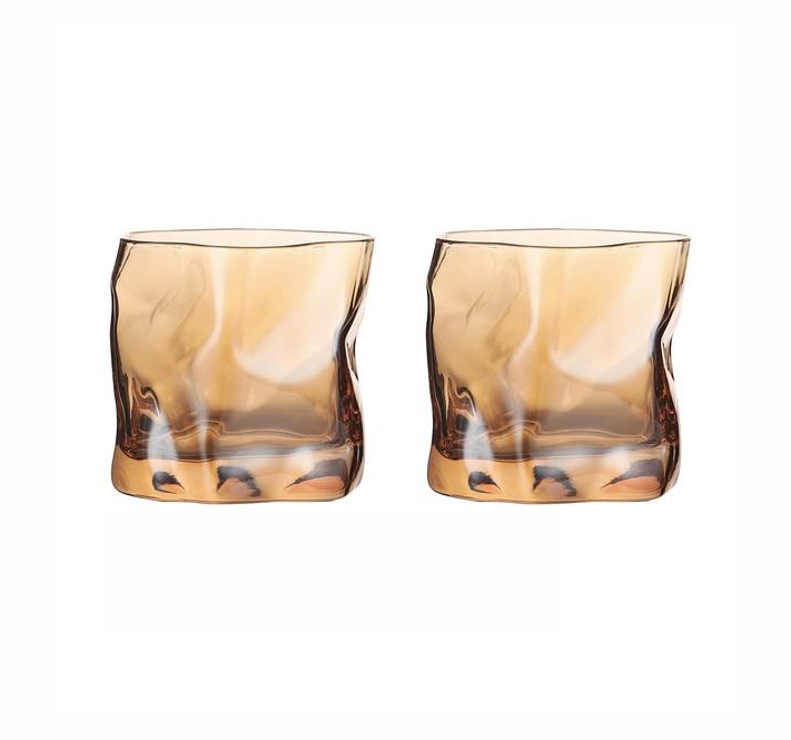 Sikunuo | Distorted Texture Whisky Glass Set