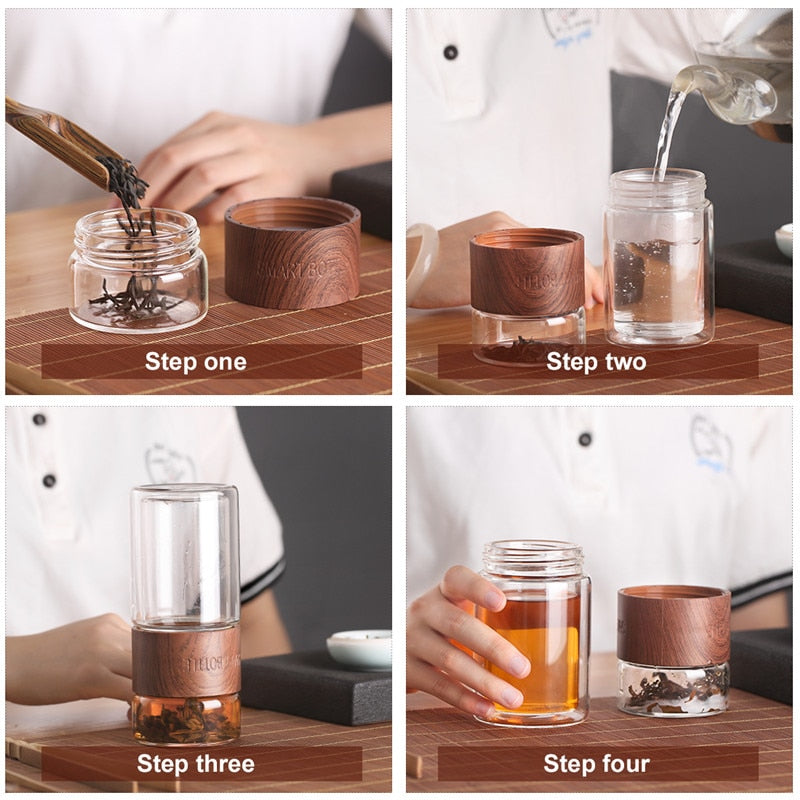 Sikunuo | Simple Portable Glass Tea Infuser