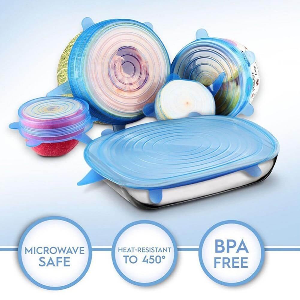 Sikunuo | Reusable Durable Silicone Food Cover Lids