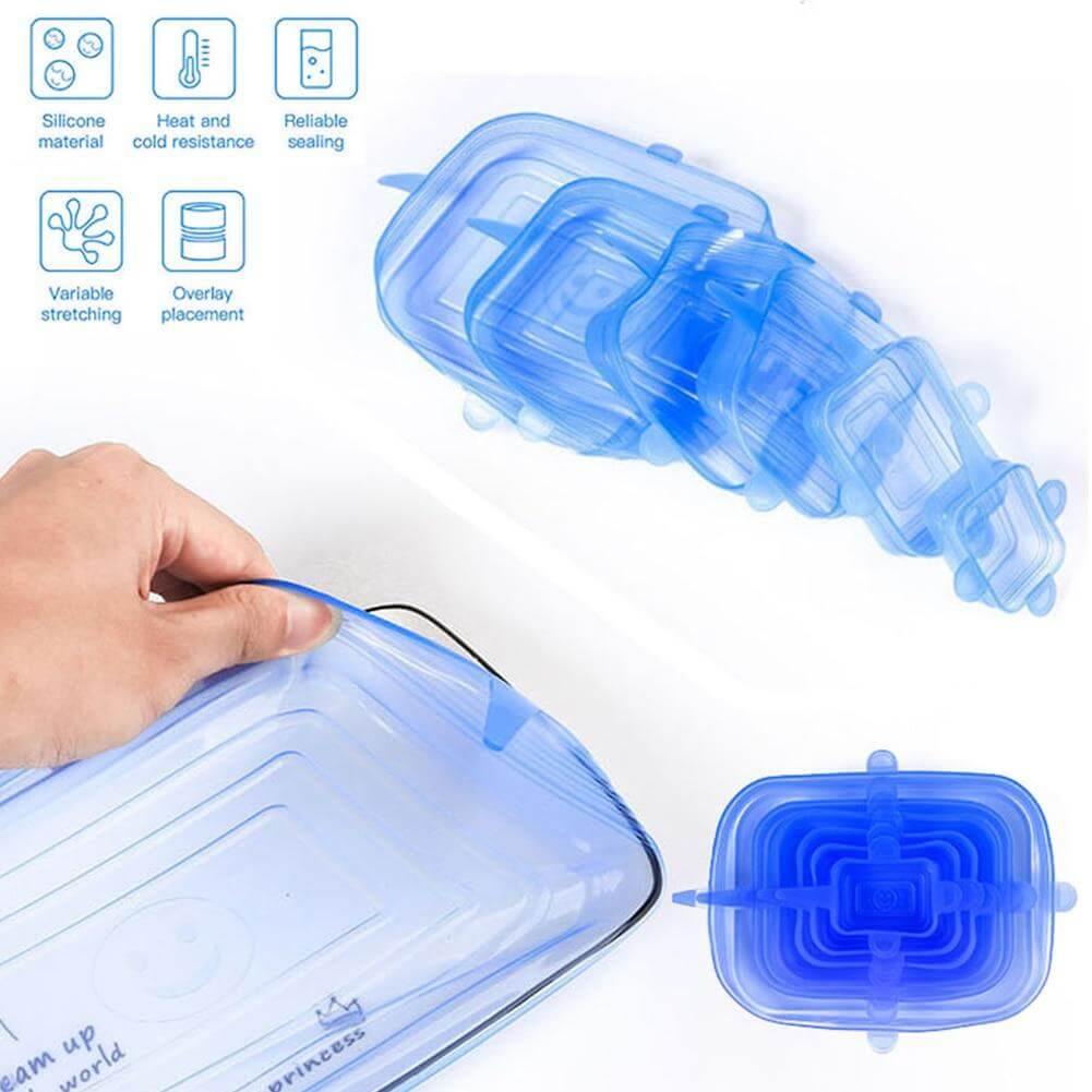 Sikunuo | Reusable Durable Silicone Food Cover Lids