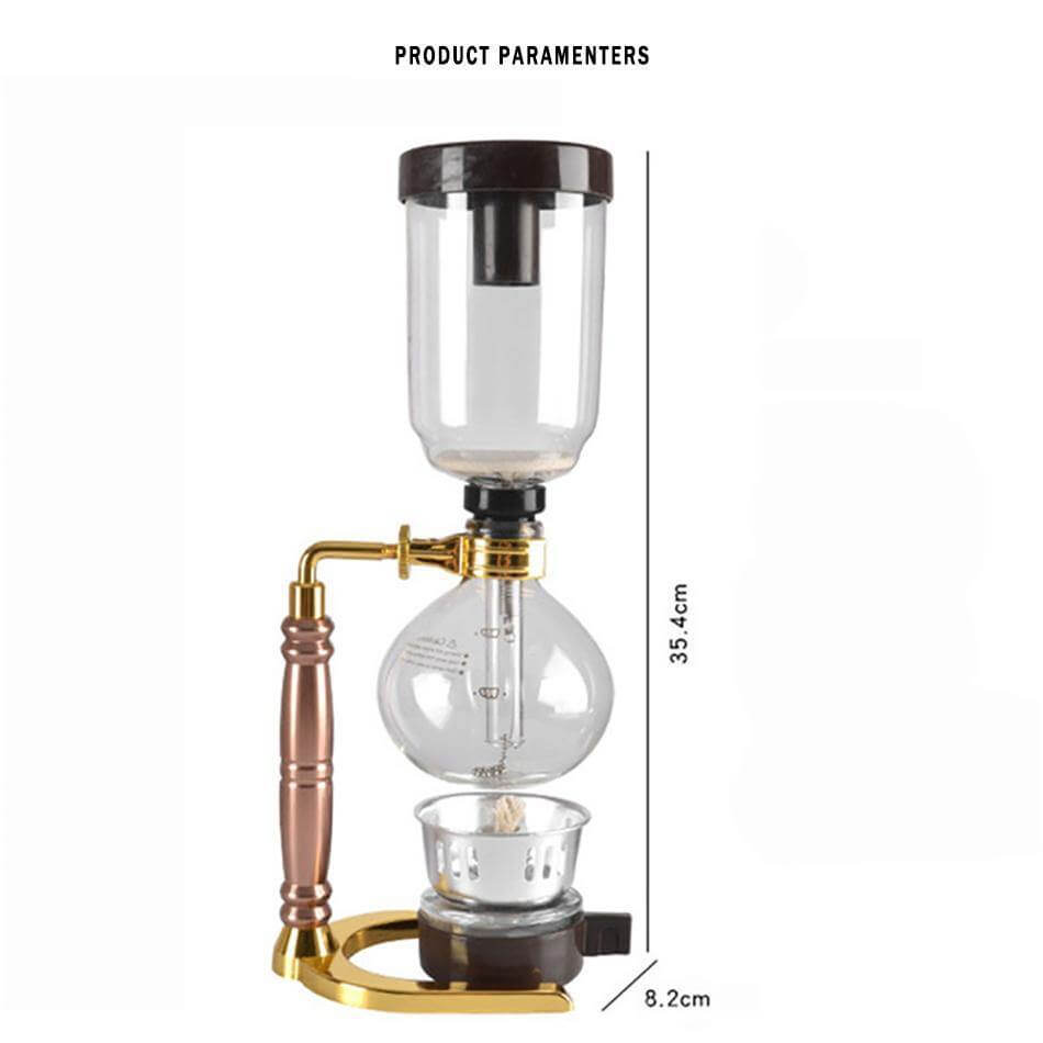 Sikunuo | Elegant Glass Siphon Coffee Maker