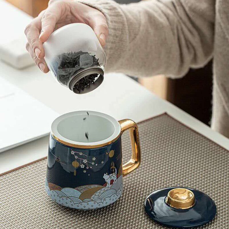 Sikunuo | Ceramic Artsy Tea Cup