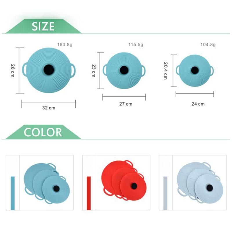 Sikunuo | Reusable Airtight Self Sealing Silicone Lid