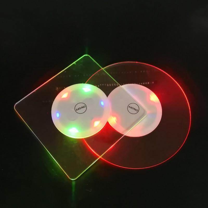 Sikunuo | Acrylic Ultra-Thin LED Coaster