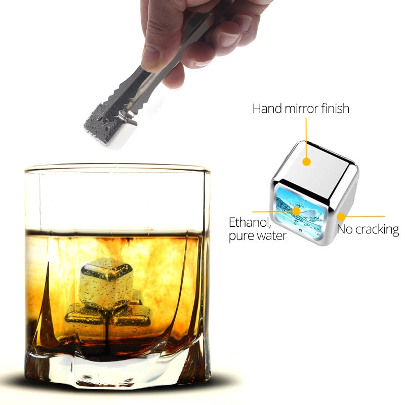 Sikunuo | Stainless Steel Reusable Ice Cubes