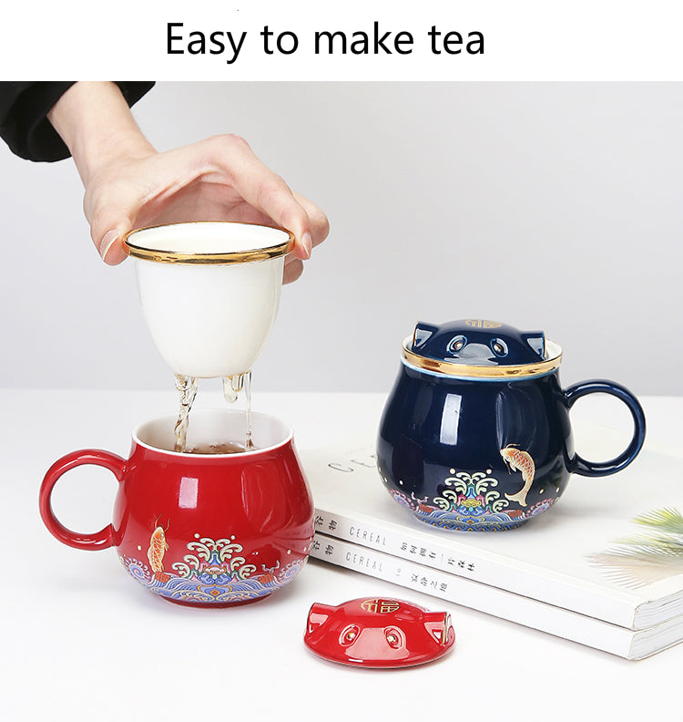 Sikunuo | Japanese Ceramic Tea Infuser Cups