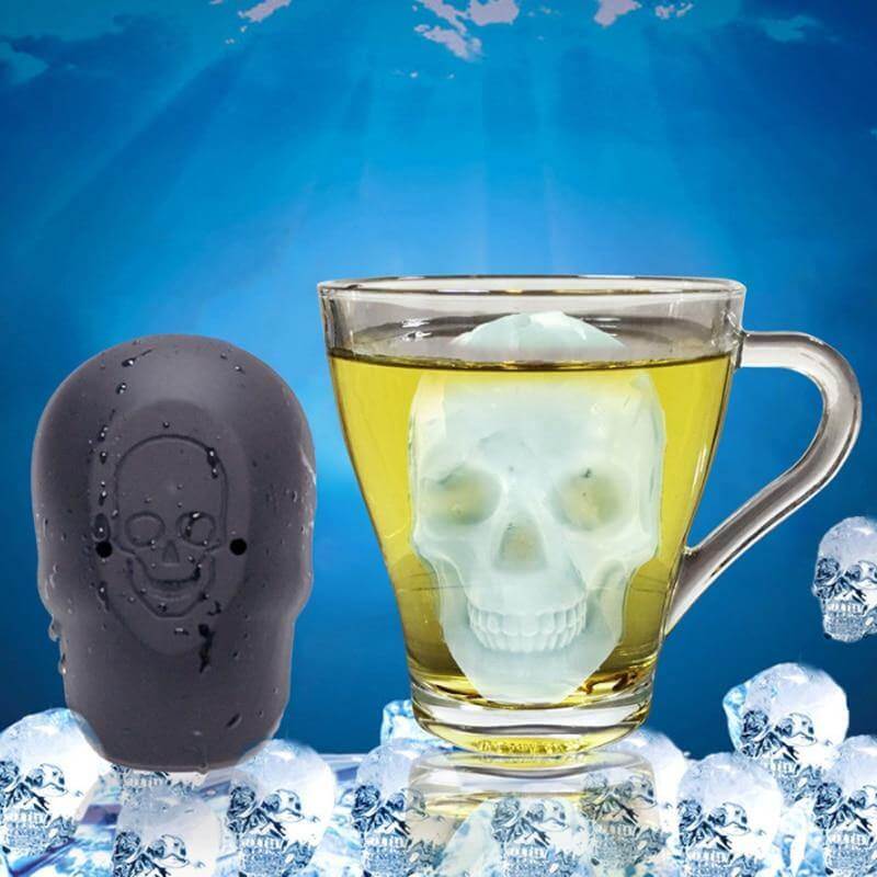 Sikunuo | Big Skull Shape 3D Ice Cube Mold