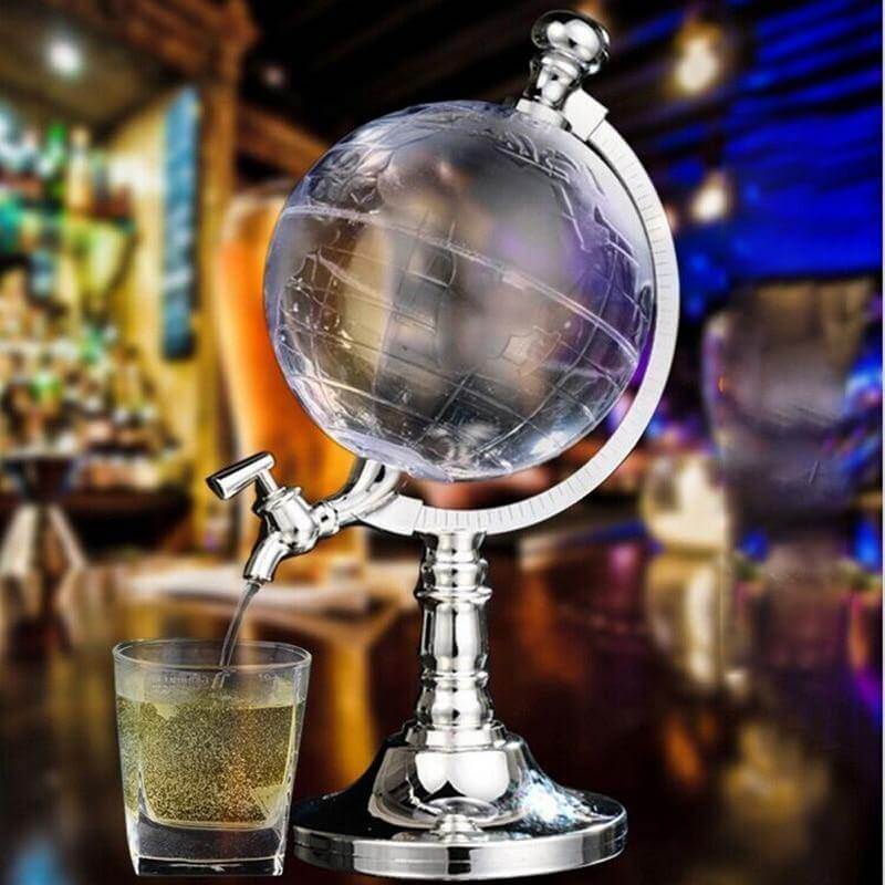 Sikunuo | Elegant Globe Vintage Beverage Dispenser