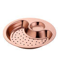 Sikunuo | Creative Stainless Steel Double Breakfast Tray