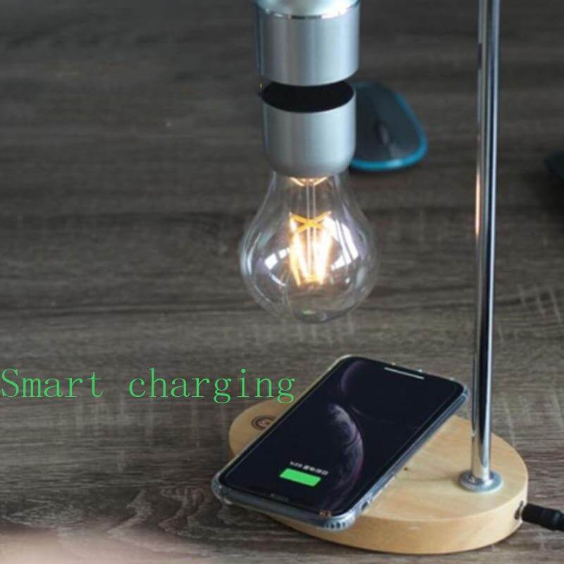 Sikunuo | Magnetic Levitating Wireless Bulb Desk Lamp