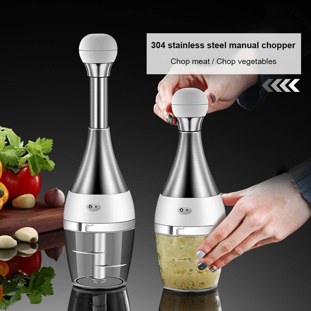 Sikunuo | Stainless Steel Quick Garlic Vegetable Chopper
