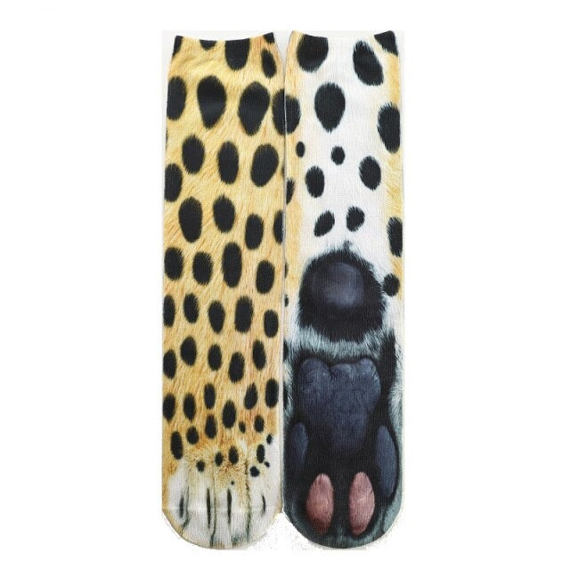 Sikunuo | Cat Paw 3D Printed Unisex Socks