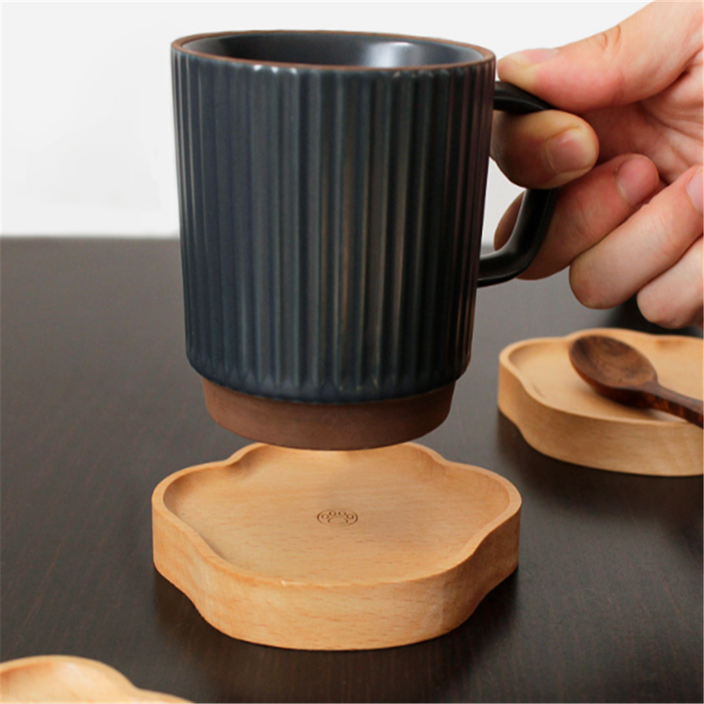 Sikunuo | Cute Cat Paw Wooden Coaster