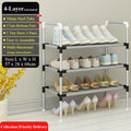 Sikunuo | Adjustable 30 Pair Shoe Rack Space Saving Storage Organizer