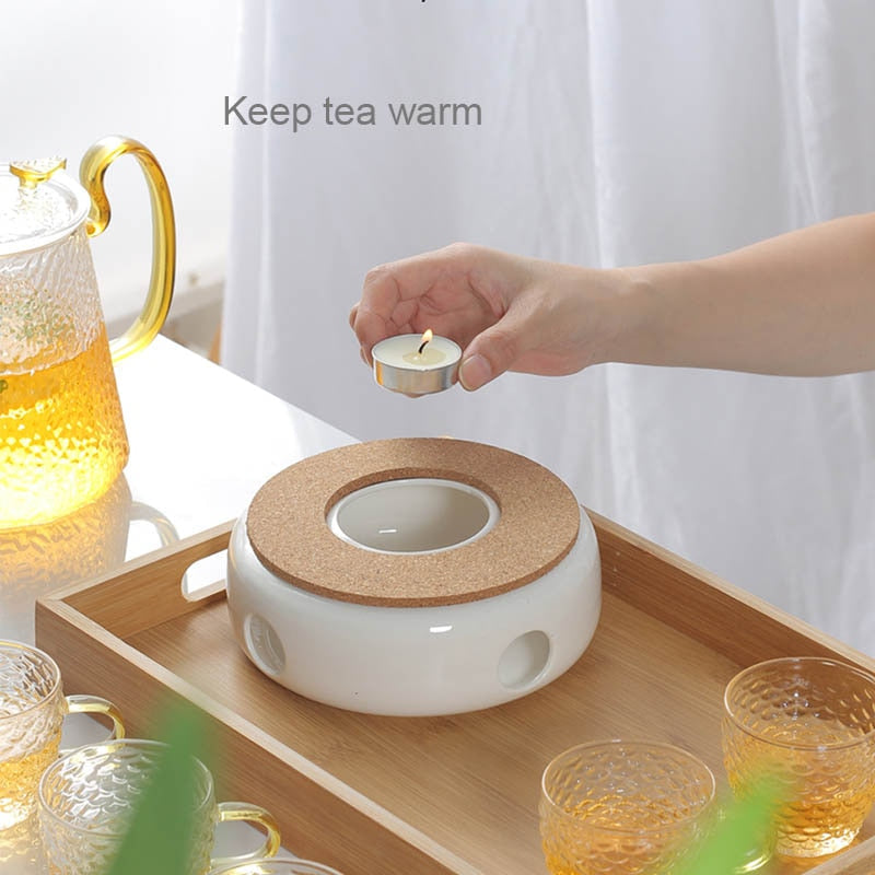 Sikunuo | Mini Portable Ceramic Candle Teapot Warmer