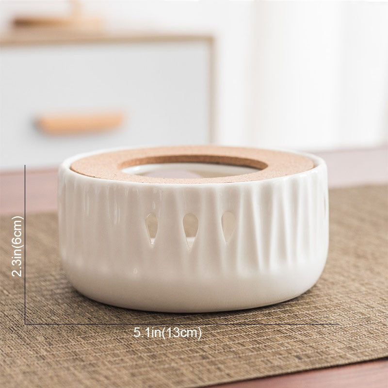 Sikunuo | Mini Portable Ceramic Candle Teapot Warmer