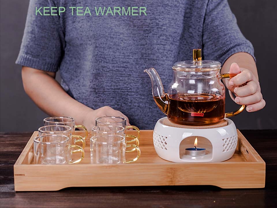 Sikunuo | Mini Portable Ceramic Candle Teapot Warmer