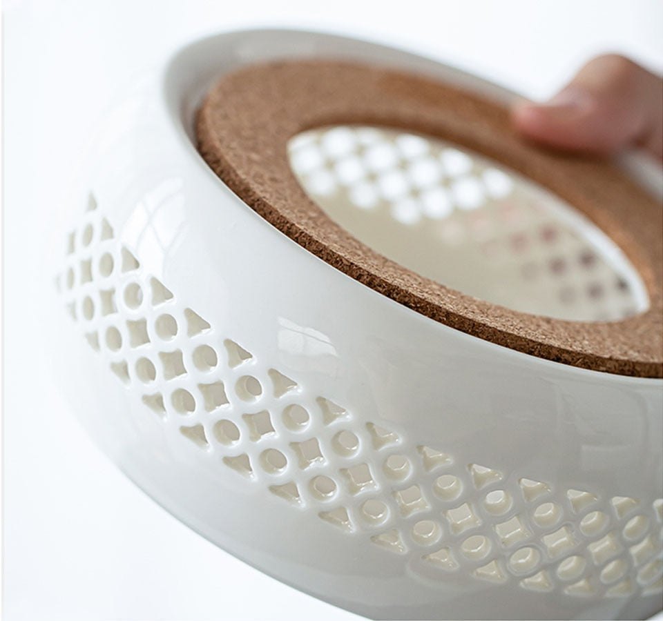 Sikunuo | Mini Portable Ceramic Candle Teapot Warmer