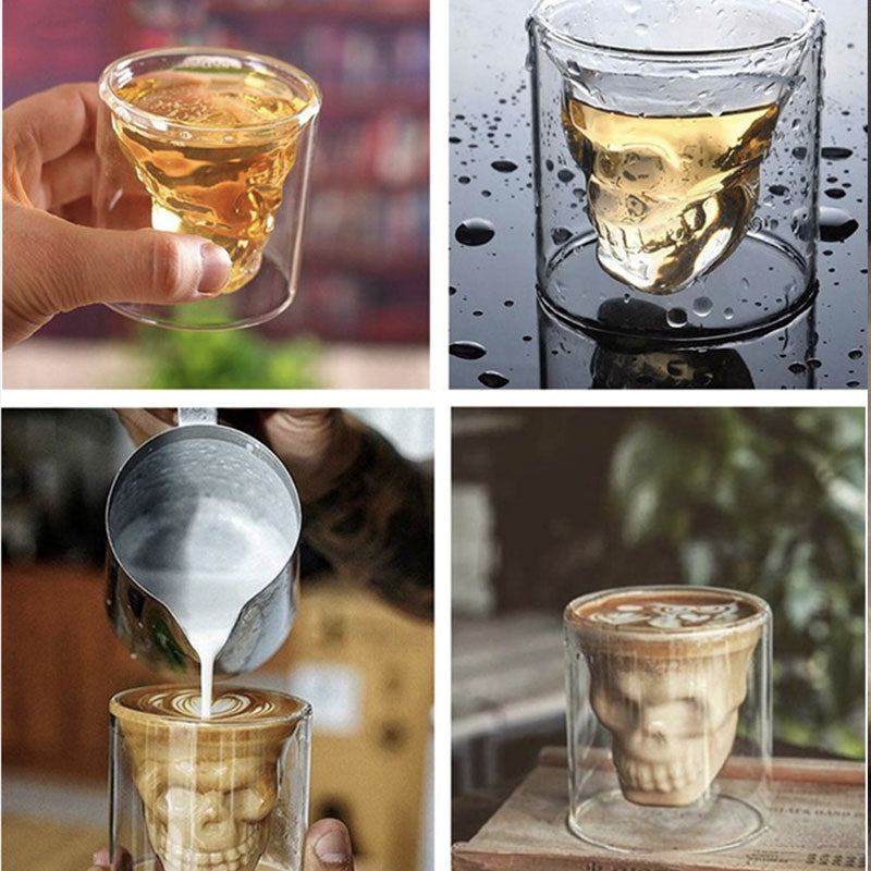 Sikunuo | Hollow Double Layer Whiskey Glass