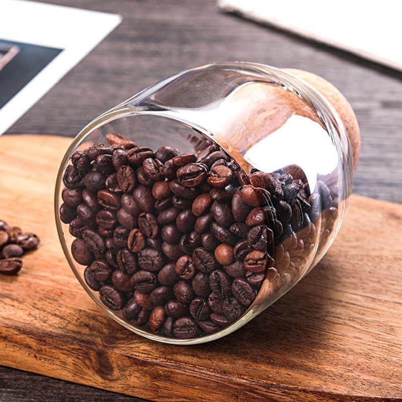 Sikunuo | Creative Glass Cork Storage Jar