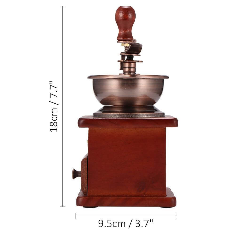 Sikunuo | Wooden Antique Manual Coffee Grinder