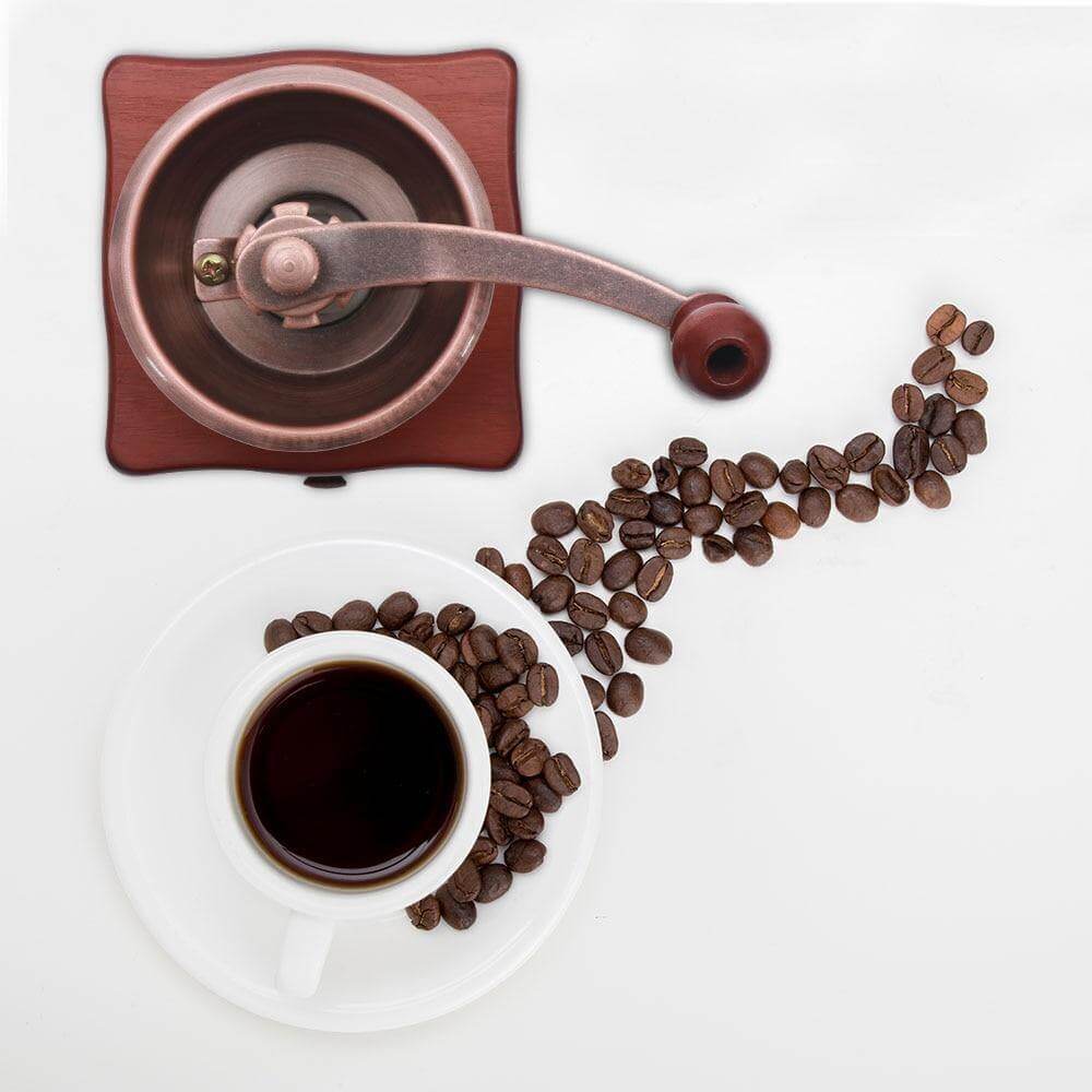 Sikunuo | Wooden Antique Manual Coffee Grinder