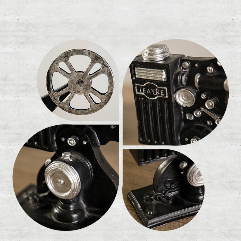 Sikunuo | Vintage Style Old-fashioned Artificial Film Player Telephone Camera Projector