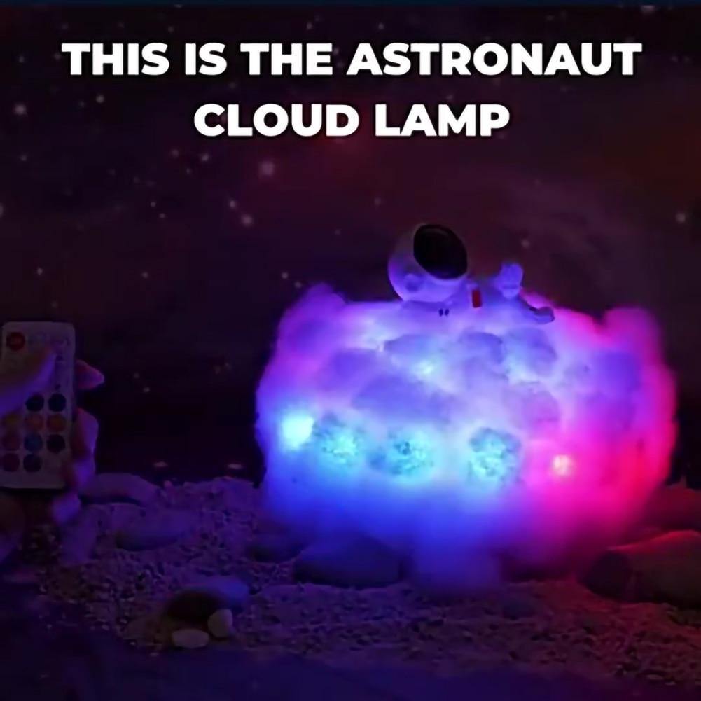 Sikunuo | Astronaut Colorful Clouds Night Light