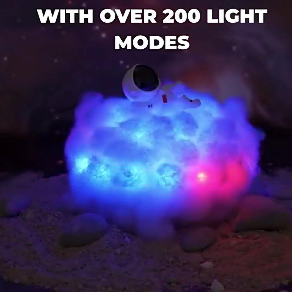 Sikunuo | Astronaut Colorful Clouds Night Light
