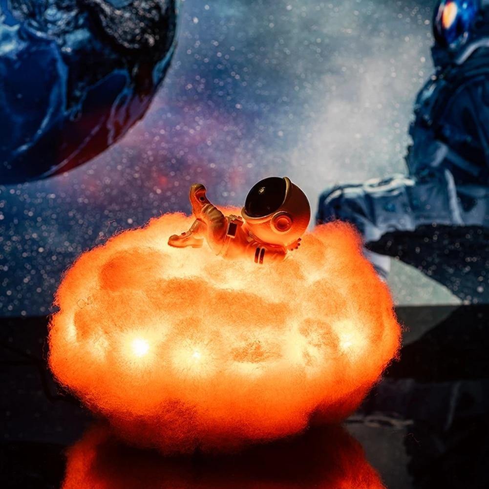 Sikunuo | Astronaut Colorful Clouds Night Light