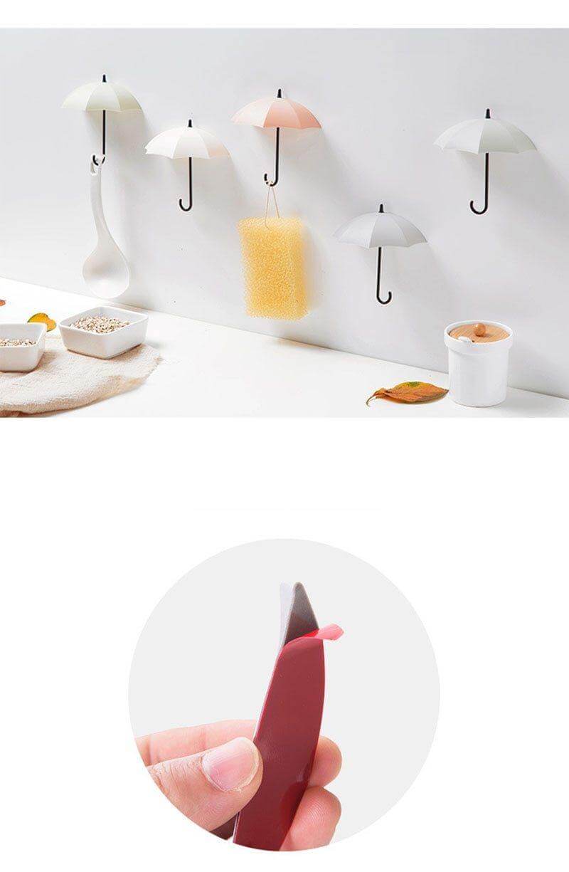 Sikunuo | 3pcs Nordic Umbrella Shaped Creative Racks