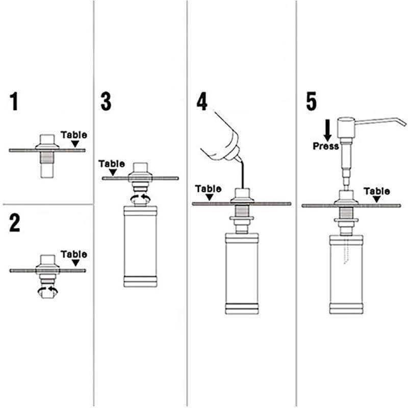 Sikunuo | Sink Mounted Soap Dispenser