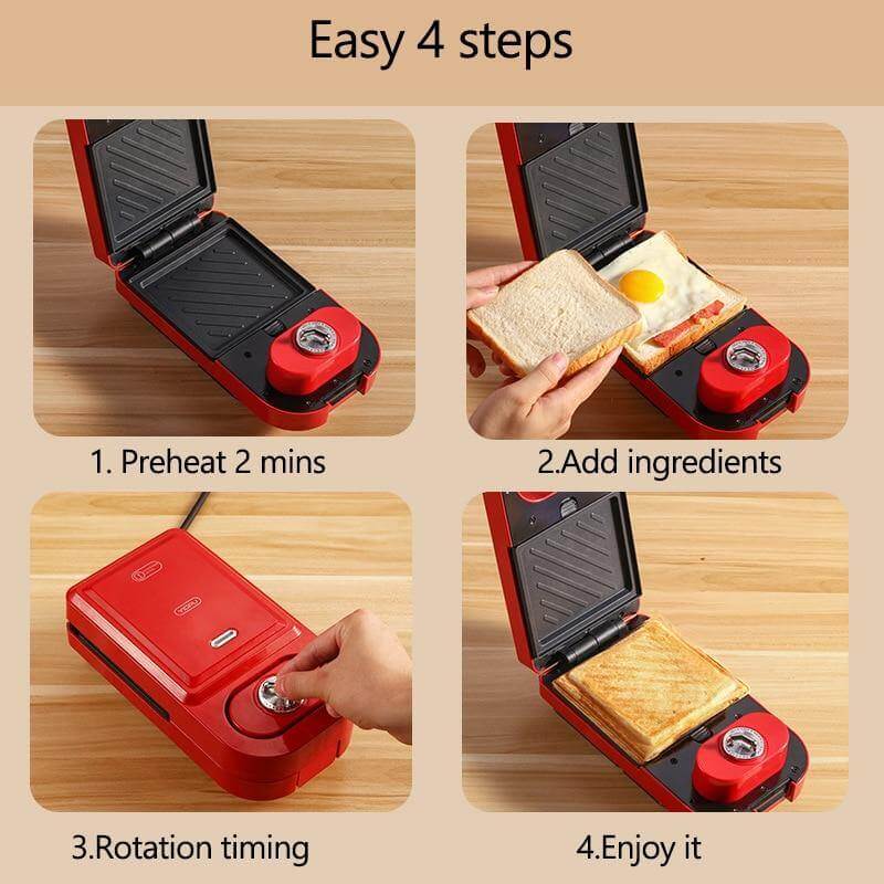Sikunuo | Multifunctional Breakfast Waffle Maker