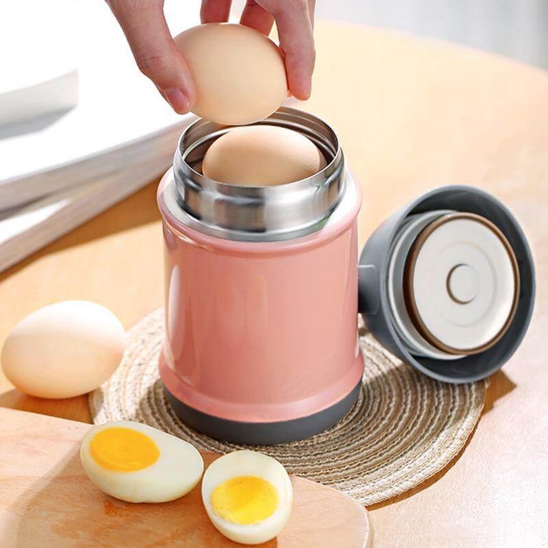 Sikunuo | Thermal Double Stainless Steel Lunch Mug Thermos