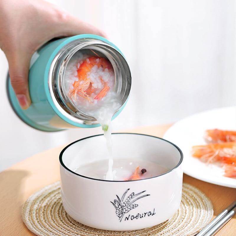 Sikunuo | Thermal Double Stainless Steel Lunch Mug Thermos