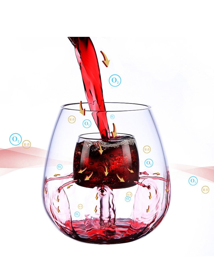 Sikunuo | Creative Fountain Wine Glass