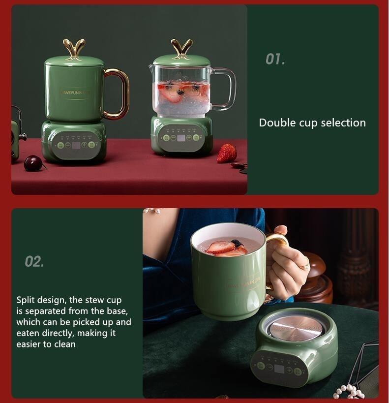 Sikunuo | Elegant Mini Electric Ceramic Kettle