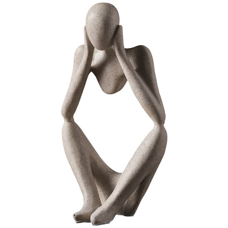 Sikunuo | Nordic Abstract Unique Thinker Figurine Home Decor