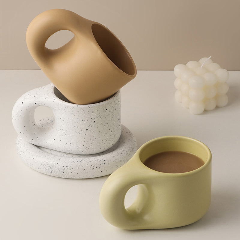 Sikunuo | Nordic Ceramic Handle Handmade Mug