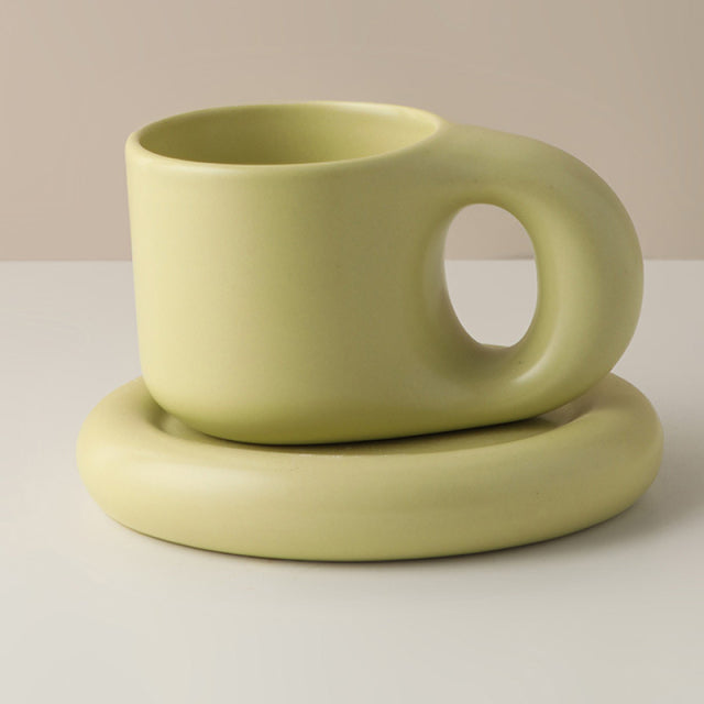 Sikunuo | Nordic Ceramic Handle Handmade Mug