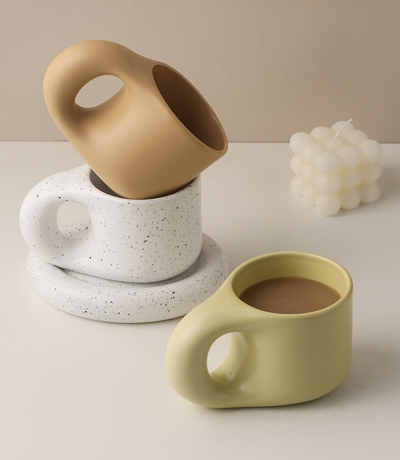 Sikunuo | Nordic Ceramic Handle Handmade Mug