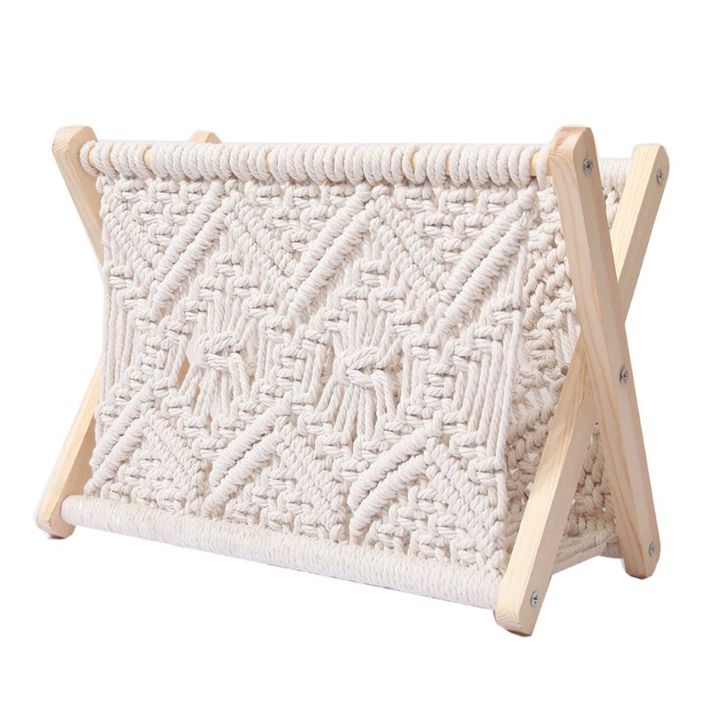 Sikunuo | Nordic Cotton Foldable Magazine Holder
