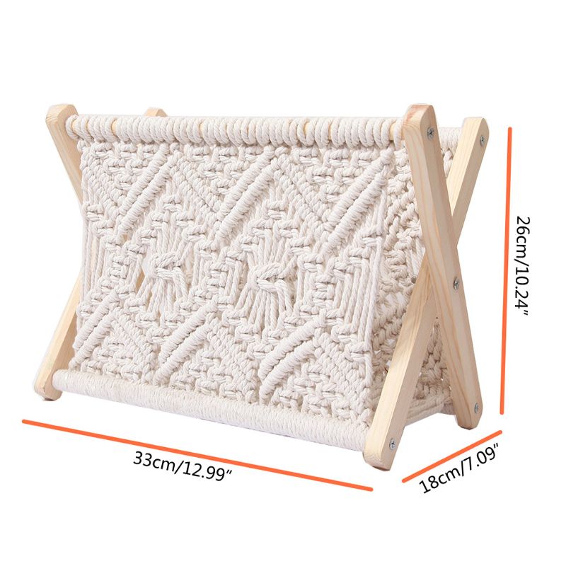 Sikunuo | Nordic Cotton Foldable Magazine Holder