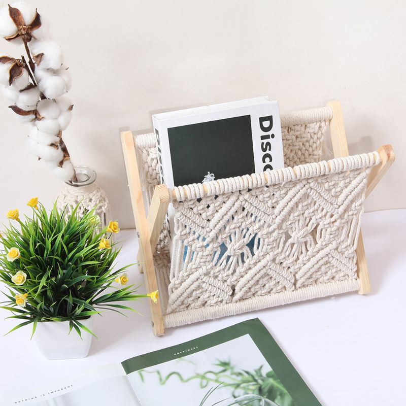 Sikunuo | Nordic Cotton Foldable Magazine Holder