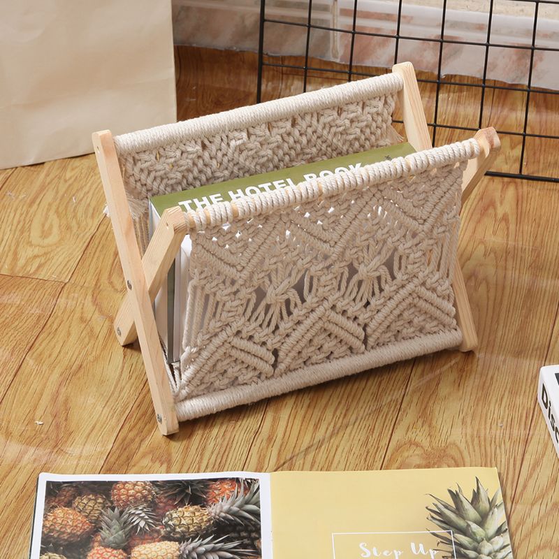 Sikunuo | Nordic Cotton Foldable Magazine Holder