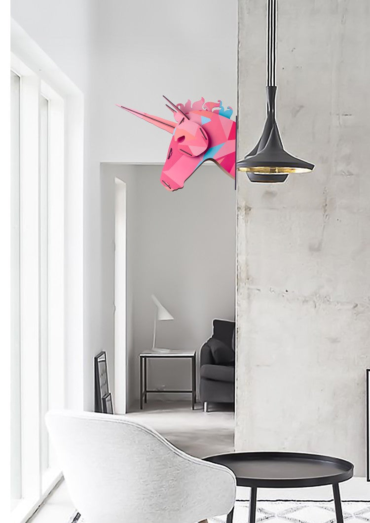 Sikunuo | 3D Wooden Craft Horse Hanging Wall Decor