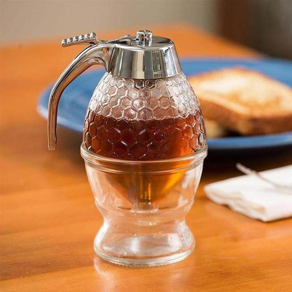 Sikunuo | Honeycomb Jar Honey Dispenser